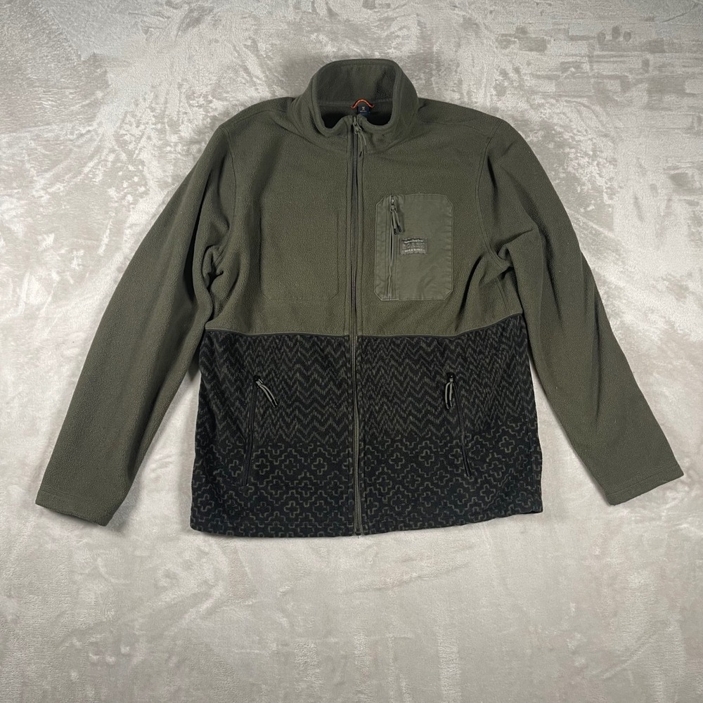 Roark‎ Men's Jacket Full Zip Fleece Outdoor Gorpcore Casual L Green